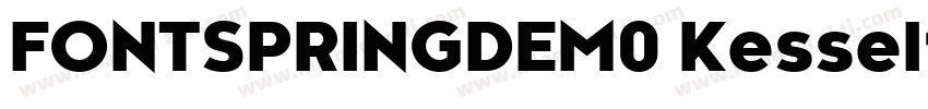 FONTSPRINGDEM0 Kessel105TextBold字体转换